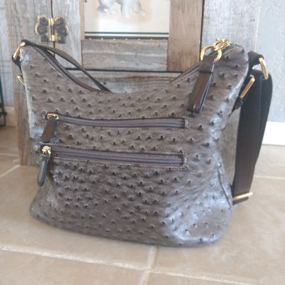 Purse faux ...brown tan. Used once